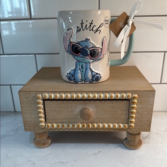 Rae Dunn Other - Rae Dunn Aloha Mug with Cream and Green Handle
